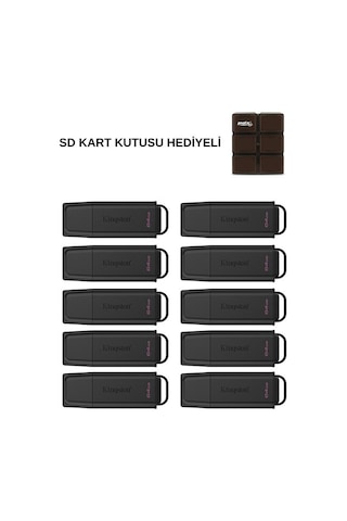 Kingston 64gb Usb3.2 Dtxg2/64gb Exodia Flash Bellek 10'lu Paket