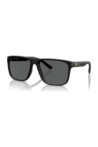 Ferrarı Scuderia Fz6002u 504/87 59-18-145 Erkek Güneş Gözlüğü Siyah