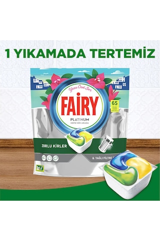 Fairy Platinum Özel Seri Bulaşık Makinesi Kapsülü 65 Tablet