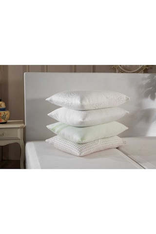 Bambu Yastık Alezi Fermuarlı Yastık Kılıfı 50x70 Cm - 4 Adet