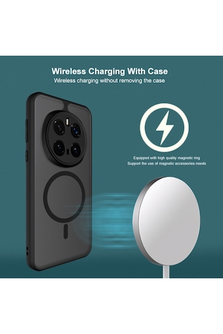 Honor Magic7 Pro 5g Telefon Kılıfı Magsafe Pc Tpu Mat Mobil Kapak İle Uyumlu