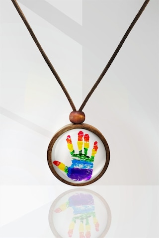 Lgbt Ahşap Kolye N11.28519 Beyaz Lgbt Ahşap Kolye N11.28519 Beyaz
