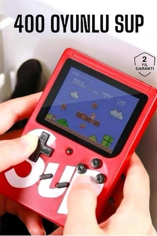 Tnabilir - 865 - El Atarisi Sup 400 Oyunlu Mini - Spt-gld - Oyun Konsolu