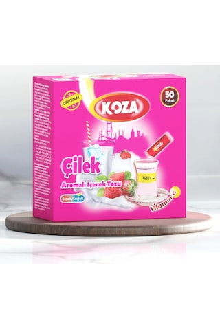 Koza Tek İçimlik Çilek Aromalı Toz İçecek 50'li Diğer