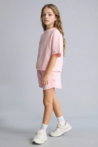 Defacto Sweatshirt Kumaşı 2li Takım Kız Çocuk H5745a826smpn186 Pembe-pn186