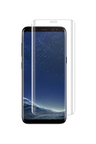 Samsung Uyumlu Galaxy S8 Plus Nano Kırılmaz Cam Ekran Koruyucu Şeffaf