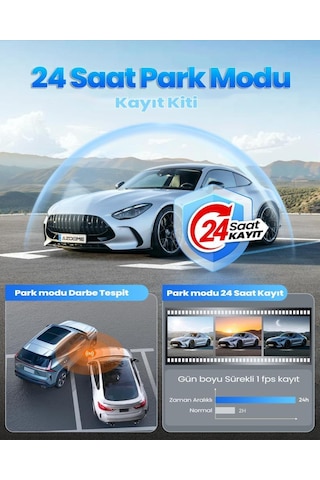 360+ Botslab G980H Pro/G500H Pro Type-C Araç İçi Kamera Park Modu Akü Bağlantı Kablosu (24 Saat Kayıt)