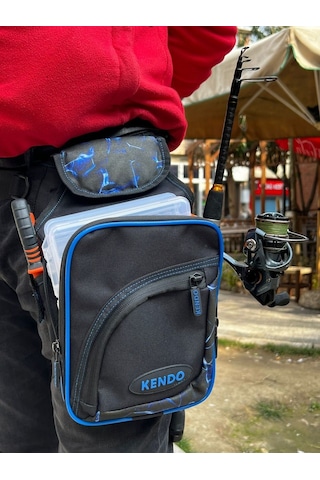 Kendo Kendo Bacaktan Bağlamalı Spin Çantası 2 Kutulu