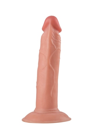 Lilitu Shop 19 cm Realistik Vantuzlu Testissiz Dildo Penis