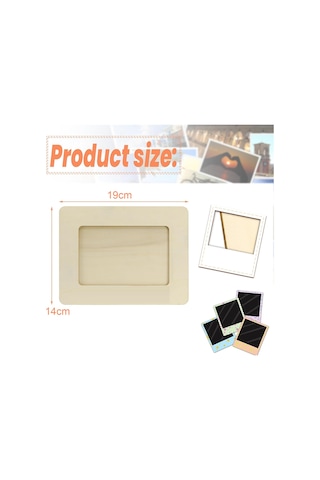 İnçlik Fotoğraflar İçin 10'lu Paket Tamamlanmamış Ahşap Resim Çerçeveleri