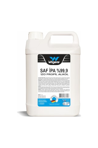 Wogens Saf Ipa Izopropil Alkol Temizlik Solventi 5 L Wogens Saf Ipa Izopropil Alkol Temizlik Solventi 5 L