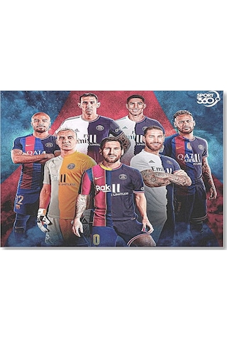 Cakasepetim Futbol Devleri Psg De Ahşap Mdf Tablo