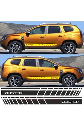 One Vıp Sale Dacia Duster İçin Uyumlu Aksesuar Oto Yan Şerit Sticker