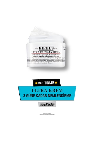 Tüm Cilt Tipleri İçin Cildin Kuru Bölgelerini Ultra Facial 72 Saat Nemlendirici Günlük Krem 50 Ml