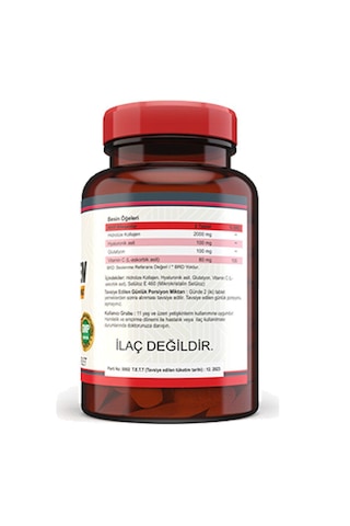 Nevfix Collagen Hyluronic Acid Vitamin C Glutathione 120 Tablet