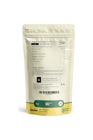 Online Çiftçi Tuzsuz Kavrulmuş Yer Fıstığı 1 KG