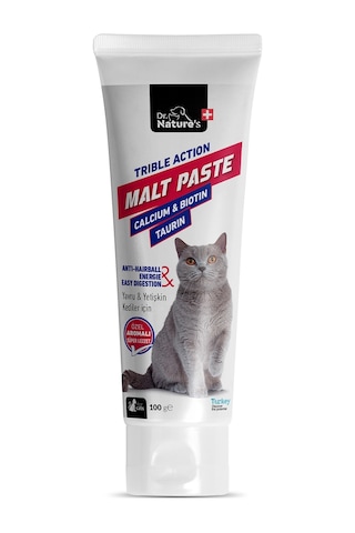 Dr. Nature's Kedi Malt Macun Tüy Yumağı İçin Hairball 100 G