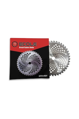 Essan Ecole Elmas Uçlu Tırpan Daire Bıçak 255mm X 40t - Çim, Çalı Ve Diken Kesim Diski