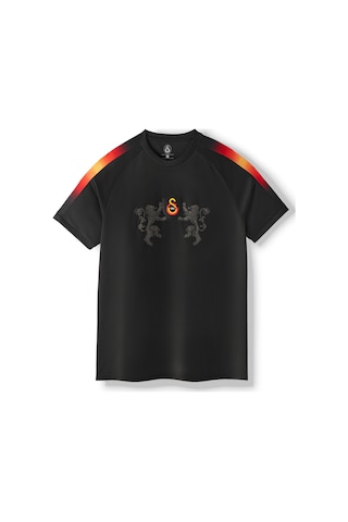 Gsstore Galatasaray Match Day Aslanlı T-shirt E251318 Siyah