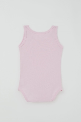 Breeze Kız Çocuk Çıtçıtlı Atlet Zıbın Body Basic 1-3 Yaş , Pembe
