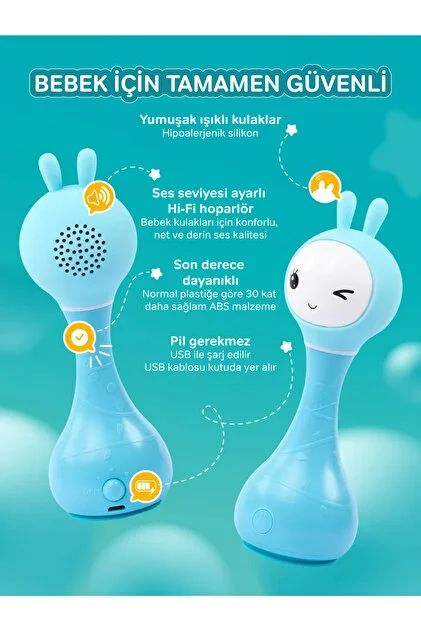 Alilo Akıllı Tavşan Mavi