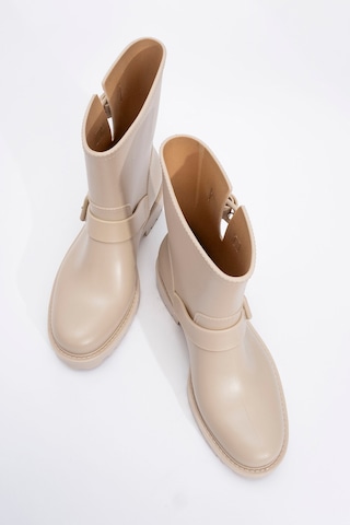 Luvishoes Luvi Shoes Zone Bej Kadın Yağmur Botu Bej