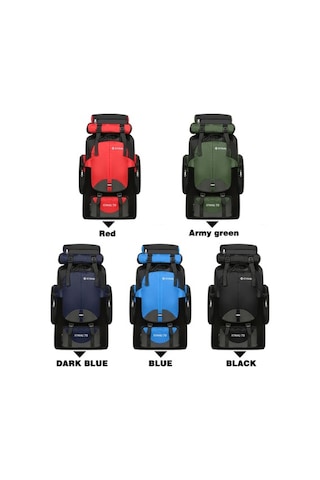 Ebitda 70l Kapasiteli Su Geçirmez Outdoor Sırt Çantası - Tırmanma, Kampçılık Ve Yürüyüş İçin Çok Renkli Çok Renkli