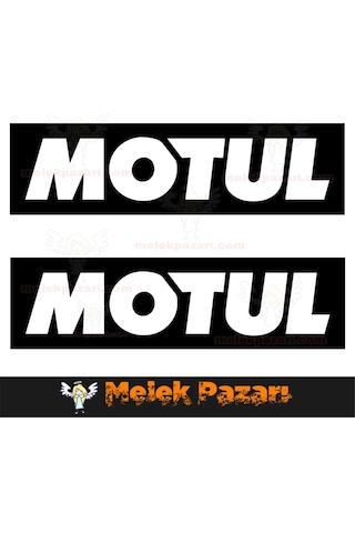 2 Adet Motul Yağ Bisiklet, Oto Sticker