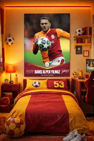Galatasaray X Juventus - Barış Alper Yılmaz İmzalı Statik Poster