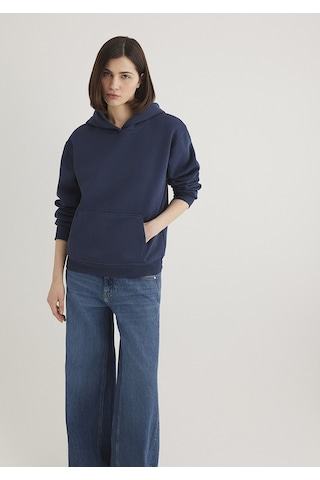 Mavi - Kapüşonlu Lacivert Basic Sweatshirt 167299-70488