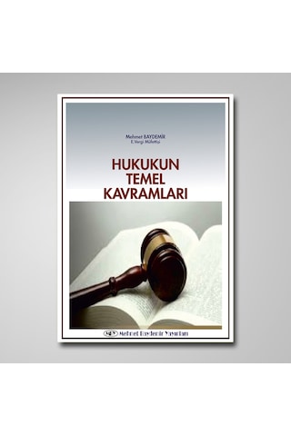 Hukukun Temel Kavramları -Mehmet Baydemir