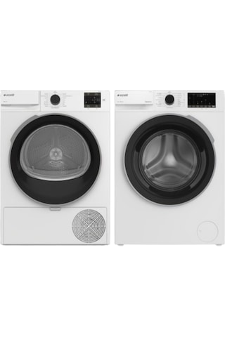 Arçelik 9100 DMX Çamaşır Makinesi Ve 800 KMX Kurutma Makinesi İkili Çeyiz Set