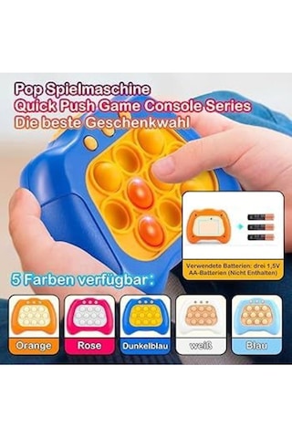 Esert Quick Push Elektronik Pop It Oyuncak Işıklı Sesli Konsol