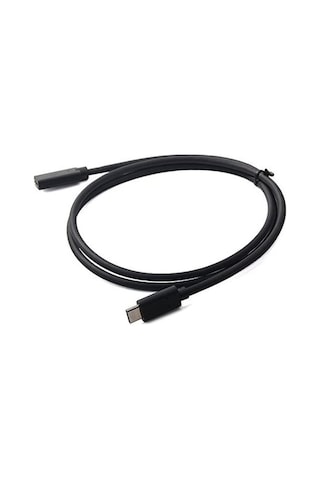 Ally Usb Type-C To Type-C Uzatma Kablosu 1 M Siyah