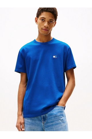 Tjm Reg Badge Tee Ext Erkek Mavi T-shirt - Dm0dm20322 Mavi