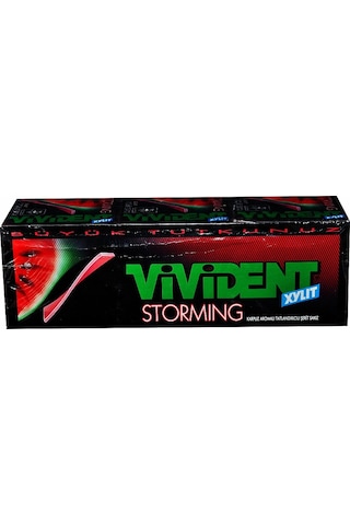 Vivident Xylit Storming Karpuz Aromalı Sakız 18 x 33 G
