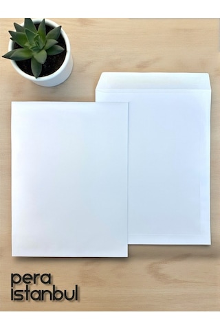 5 Adet 24x32 Cm Beyaz Davetiye Lüks Tebrik Kartı Mektup Mühür Cüzdan Büyük Kapasiteli Torba Zarf