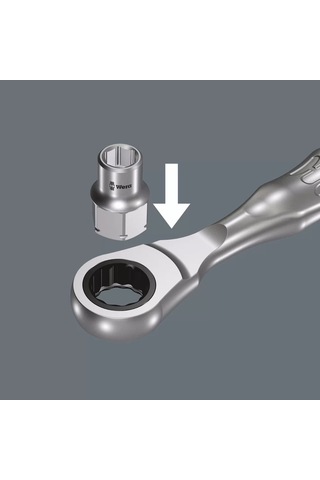 Wera 8790 Fa Zyklop Lokma, 1/4" Soketli Ve Altıgen 11 Sürücülü, 10 Mm