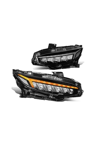 Autogp Honda Civic Fc5 Ön Far Lambası Matrix Ledli 2016+