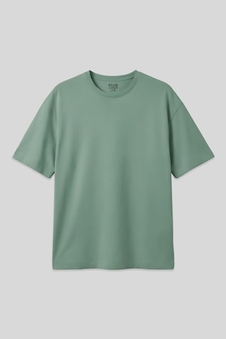 Basic Oversize O Yaka 3lü Paket Siyah-taş-açık Yeşil Erkek T-shirt - 88377 Siyah - Yeşil