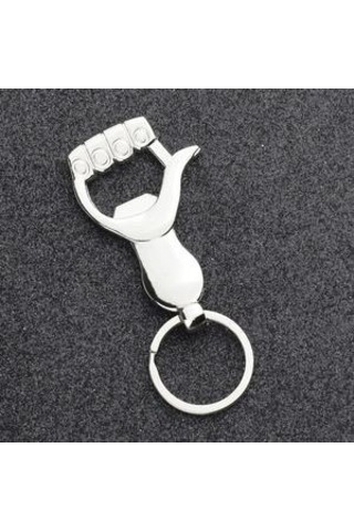 Yaratıcı Anahtarlıklar Palmiye El Şekli Şişe Açacağı Aksesuarları Hediye Çinko Alaşım Kolye Tutucu Açan Tirbuşon Açıcılar Ahşap