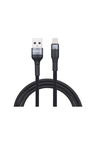 Teltree Oraimo Lightning Şarj Kablosu 5v/2a Hızlı Şarj 1m Dayanıklı Nilon Omuz 20.000 Eğme Ömrü