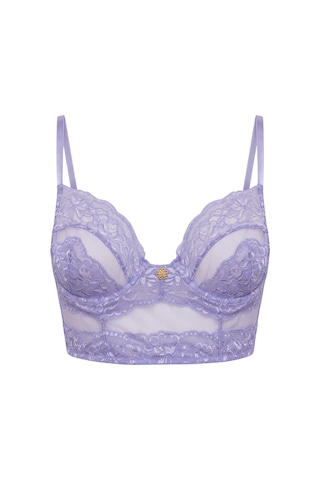 Pastivelle Lila Dantelli Longline Sütyen Pastivelle Lila Dantelli Longline Sütyen