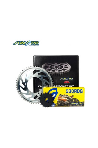 Zincir Dişli Seti Trıumph Tıger 1050 Cc 2007-2013 / Trıumph / Tıger / 1050cc / Zincir: Sunstar 530rdg Çelik -114 / Ön-arka Dişli: Jt 18t-44t /