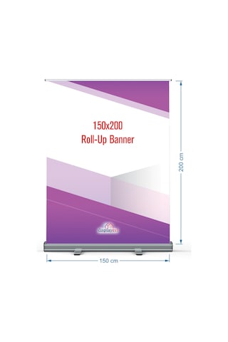 Roll Up Banner 150 x 200 CM Baskılı Roll Up Banner 150 x 200 CM Baskılı