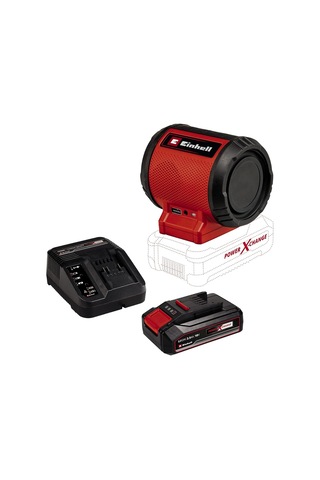 Tc-sr 18 Li Bt - Solo, Akülü Hoparlör Ve Einhell 18v 2,5 Ah Pxc Starter Kit Başlangıç Seti