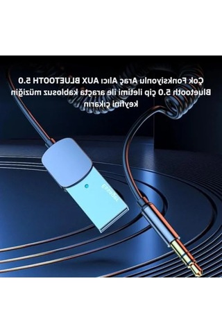 Bluetooth Araç Müzik Kiti, Fm Transmitter, Usb Giriş