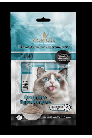 Nobılus Ton Balıklı Kedi Krema Ödülü 5x15g
