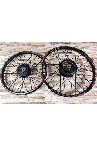 Ride İt Komple Takım Jant 120x19 / 120x17 Diskli Model ,siyah-siyah