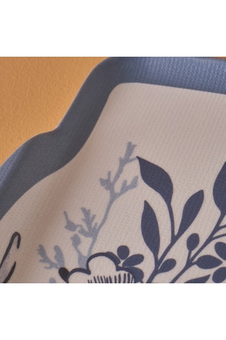 Bella Maison Bleu Blanc Melamin Tepsi Mavi 42 x 31 CM Mavi